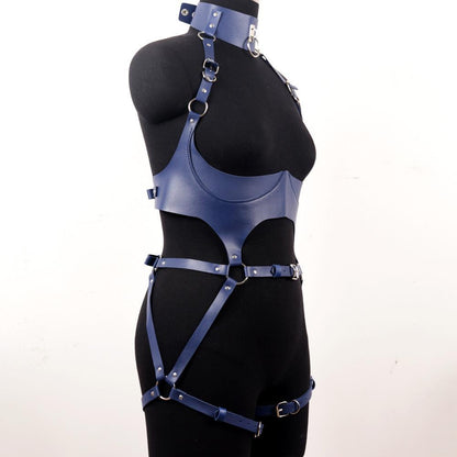 Leather Restraint Suit Adult Role Play Costume