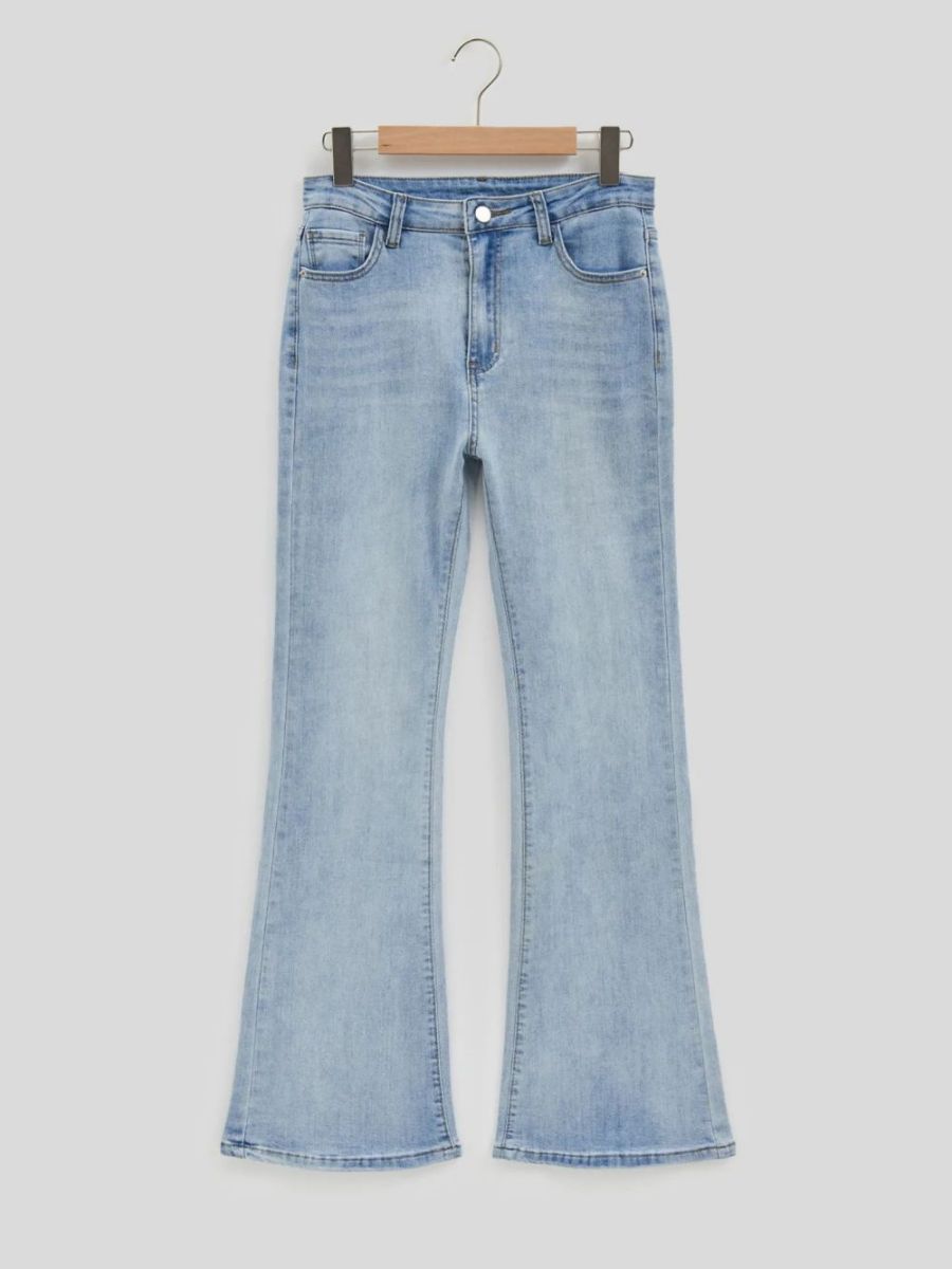 Mid-waist Retro Denim Jeans