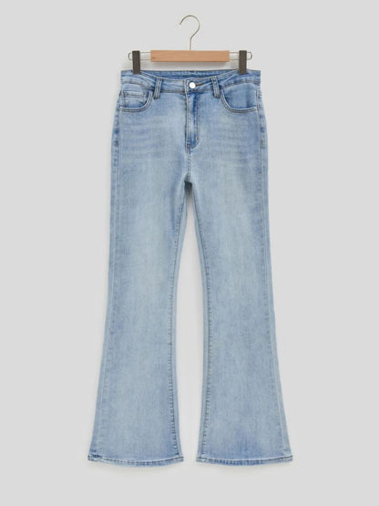 Mid-waist Retro Denim Jeans