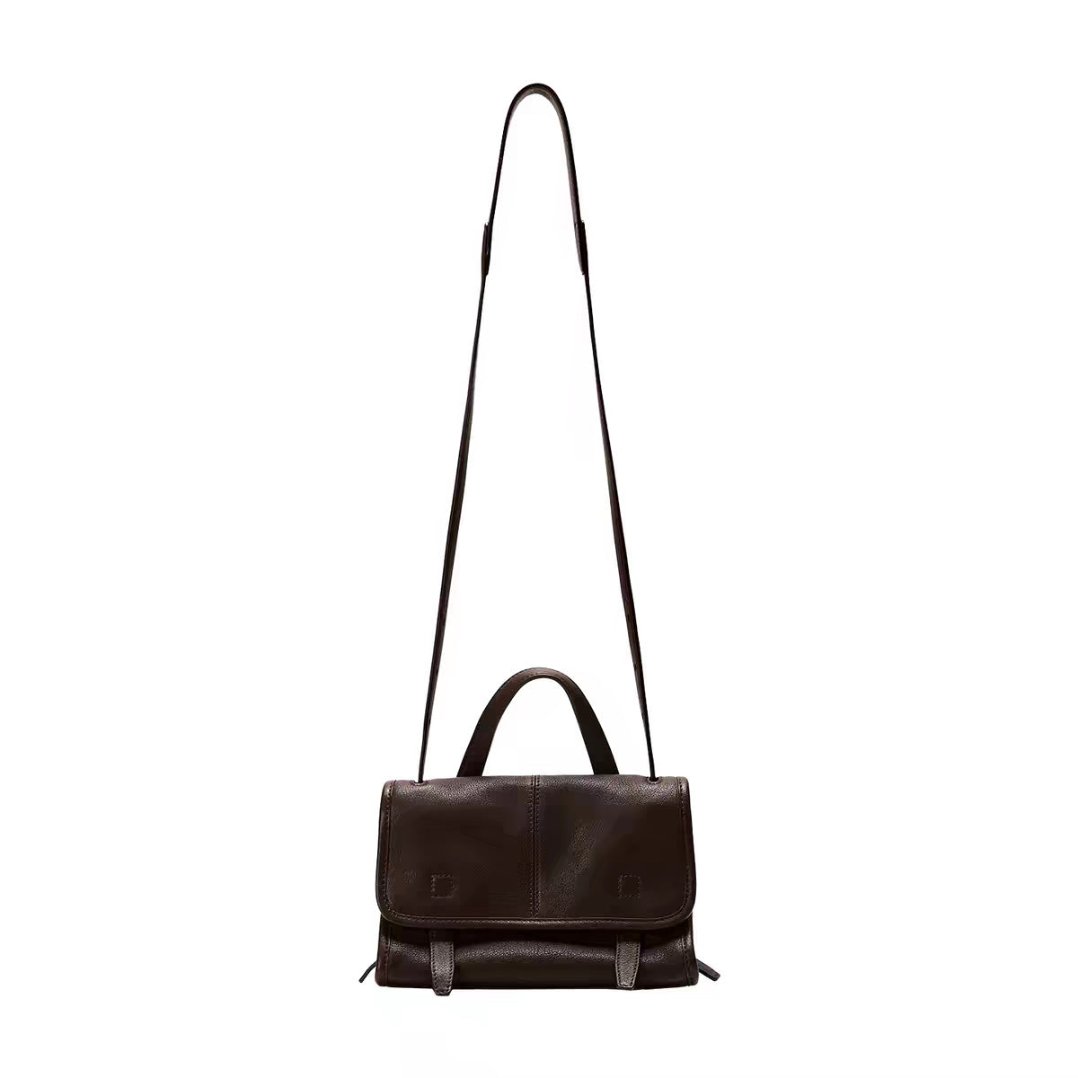 Vintage Genuine Leather Crossbody Bag