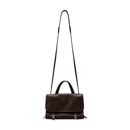 Vintage Genuine Leather Crossbody Bag