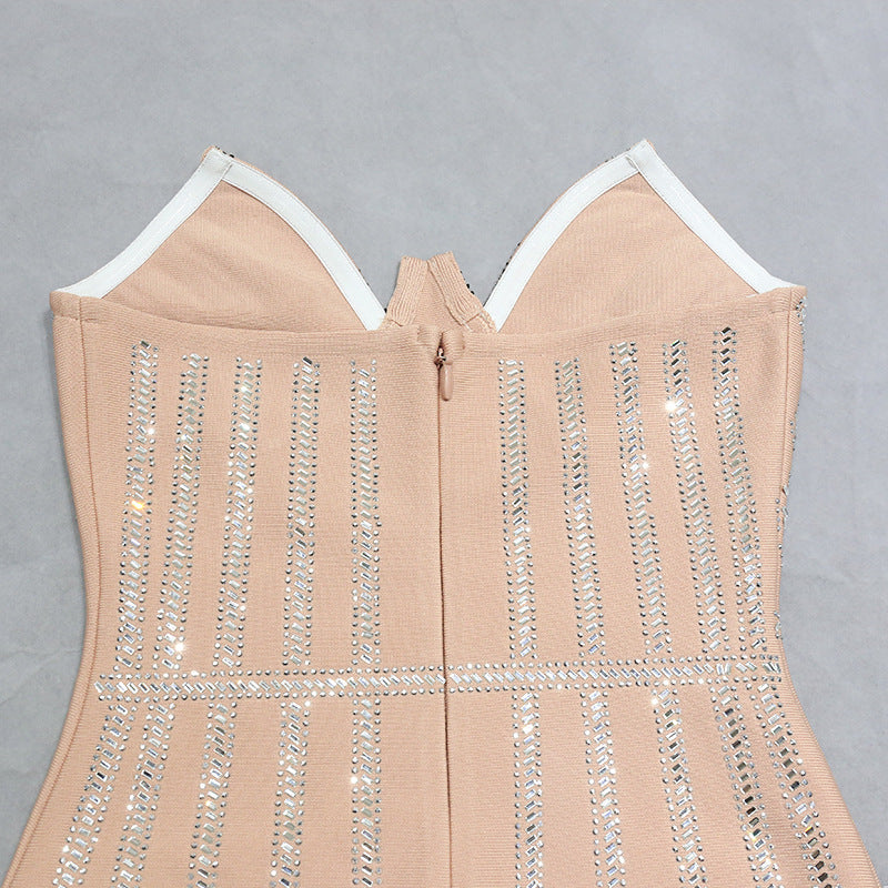 Amerikaanse kwastjes bandagejurk