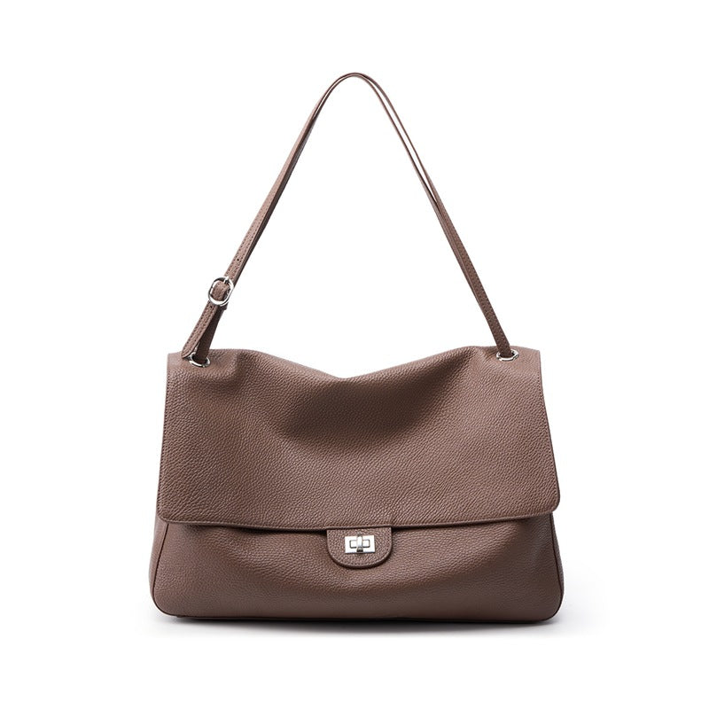 Top Grain Cowhide Leather Messenger Crossbody Shoulder Bag