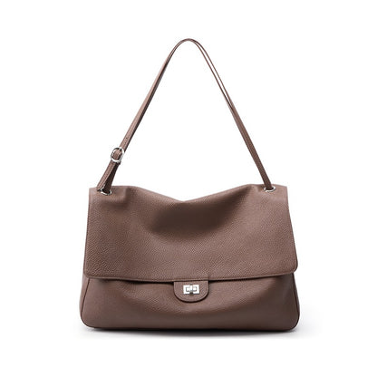 Top Grain Cowhide Leather Messenger Crossbody Shoulder Bag
