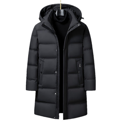 Men's Anti-Velvet Lined Hat Craft Down Jacket