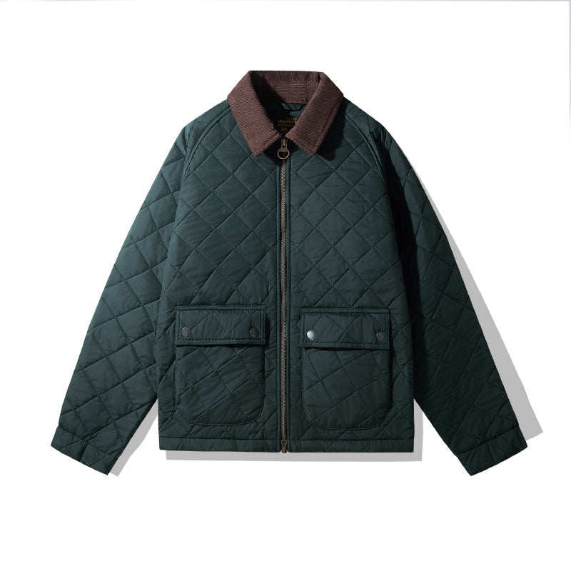 Klassieke gewatteerde corduroy jacket voor heren