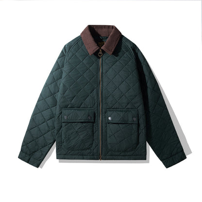 Klassieke gewatteerde corduroy jacket voor heren