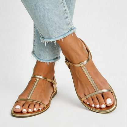 Women's Chunky Heel Roman Sandals