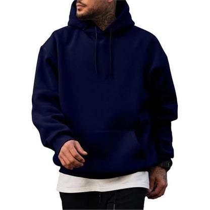 American Style Trendy Brand Solid Color Sweater Trendy Men's Suit Hoodie