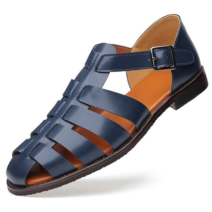 Casual PU-leren sandalen voor heren