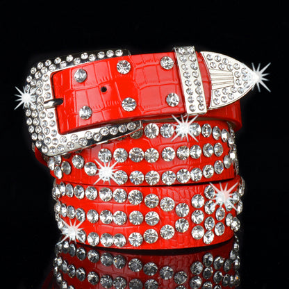 Rhinestone Decorative Waist Belt for Women