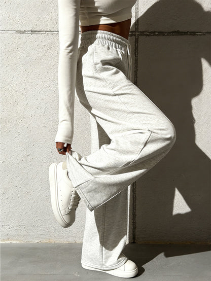 Womens High Waist Wide Leg Pants