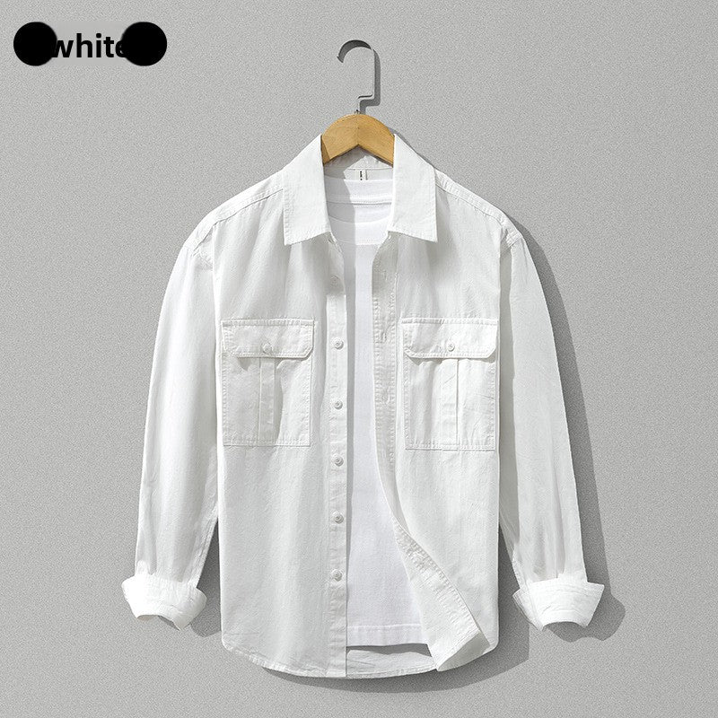 Men Pure Cotton Thickened Casual Cardigan