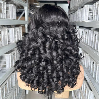 Full Head Cover Small Wave Short Curls