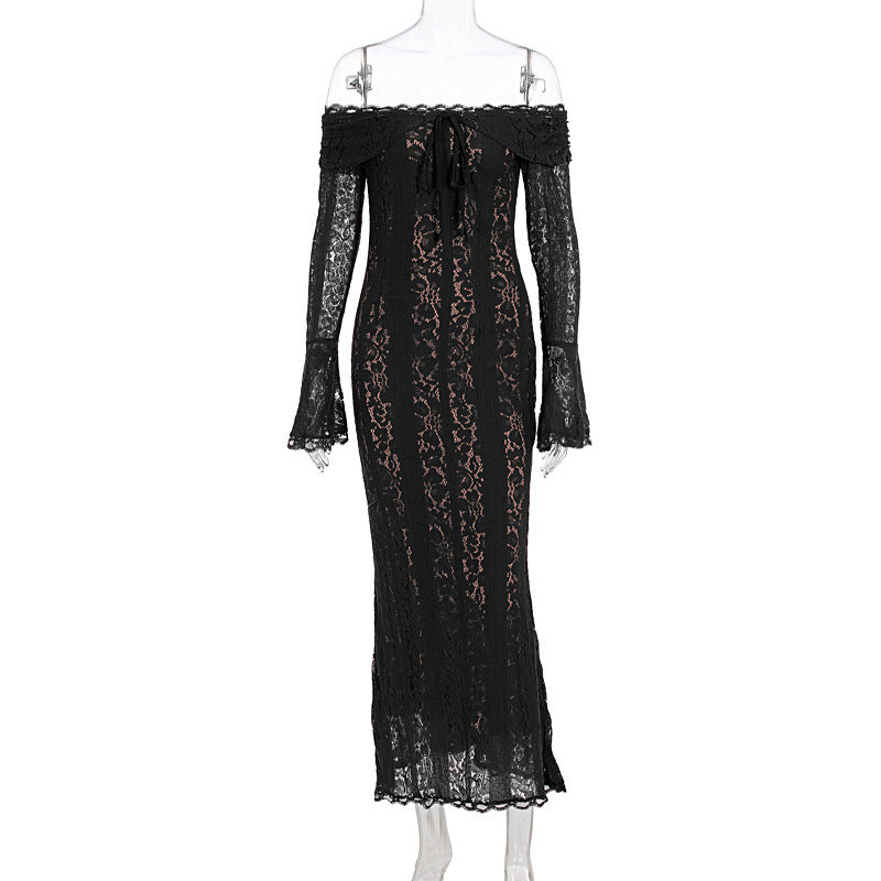Elegant Lace Long Dress