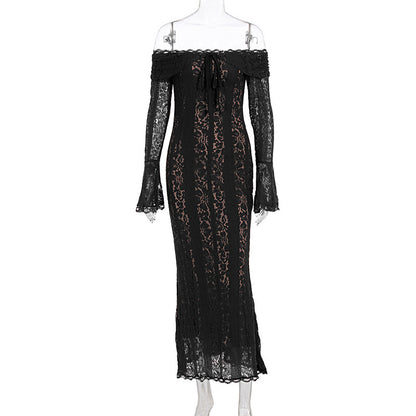 Elegant Lace Long Dress