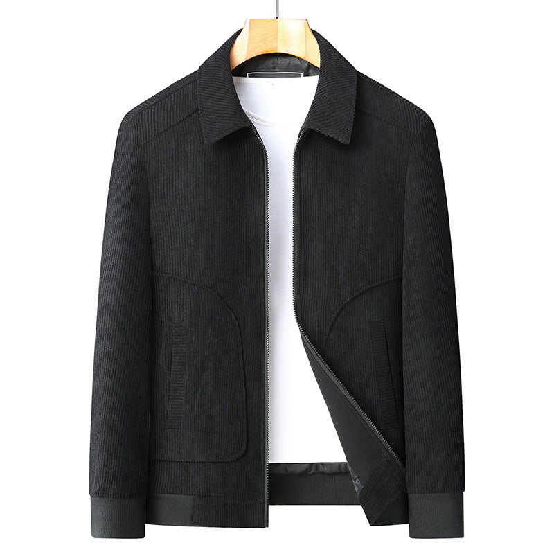 Mens Plus Size Corduroy Jacket