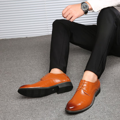 Classic Brogue Leather Shoes for Men