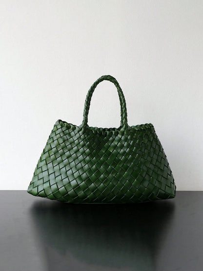 Niche Design Light Luxury Simple Handbag Woven Vegetable Basket