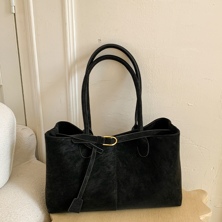 Retro Women Shoulder Bag Large Capacity Tote