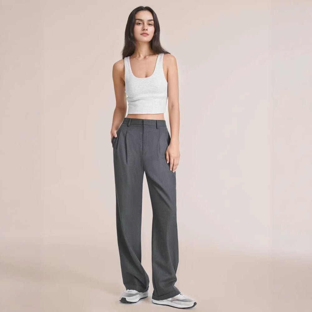 High-Waisted Wide-Leg Pants