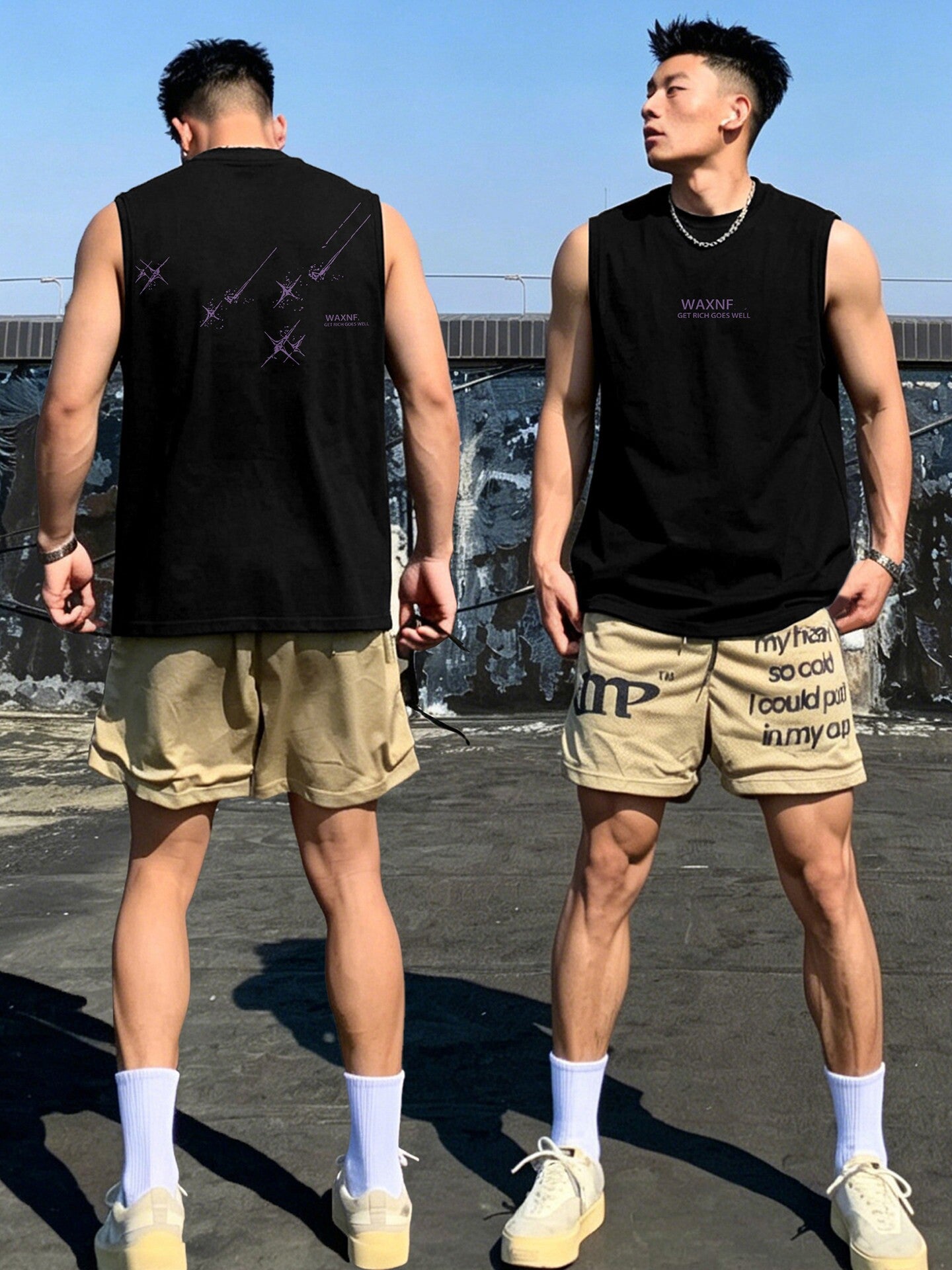 Heavyweight Cotton Men's Sports Vest