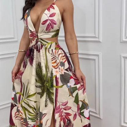Women Printed Maxi Dress