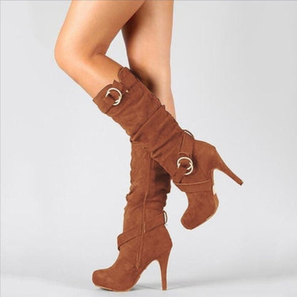 Women's suede boots