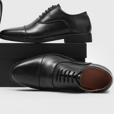 Classic Three-Strap Derby Oxford Shoes