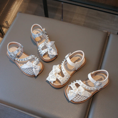 Girls Bow Design Summer Sandals