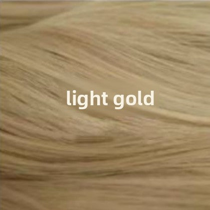 Transparent wig with no adhesive on the front side