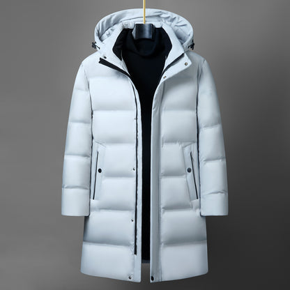 Men's Anti-Velvet Lined Hat Craft Down Jacket