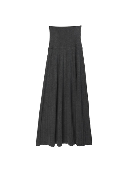 Textile Song Wool Knit Skirt