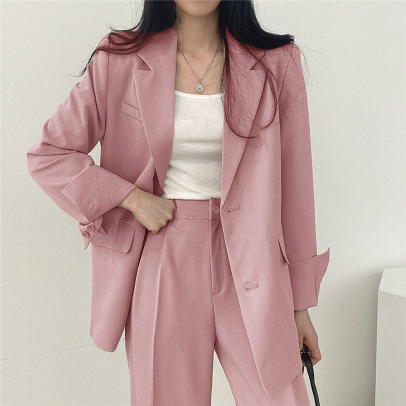 Women's Chic Suit Jacket and Pants Set
