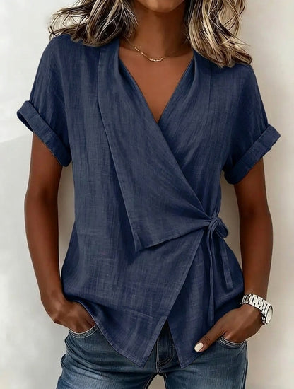 Loose-fitting short-sleeve T-shirt