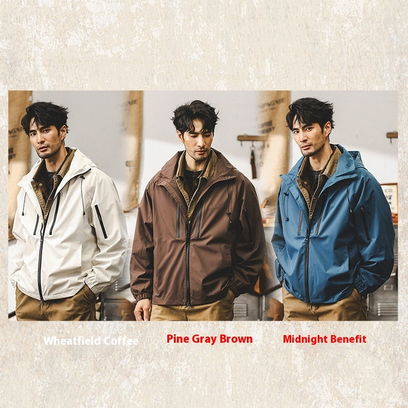 Amerikaanse Retro Outdoor Jas Heren