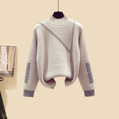 Dames puffervest coltrui baggy broek tweedelige/driedelige set of los