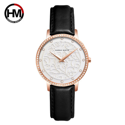 First Layer Cowhide Leather Strap Watch