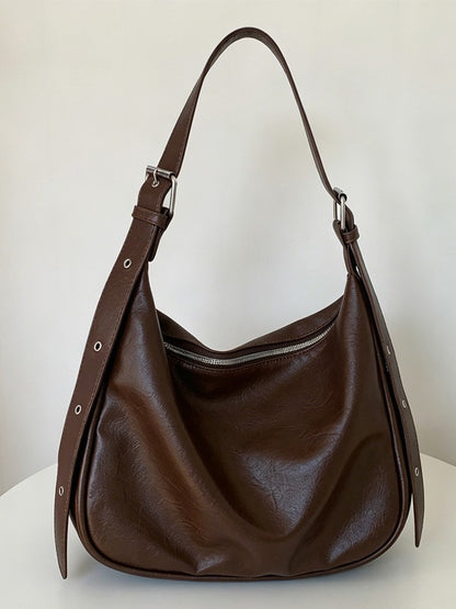 Retro fashion women's large capacity shoulder bag
