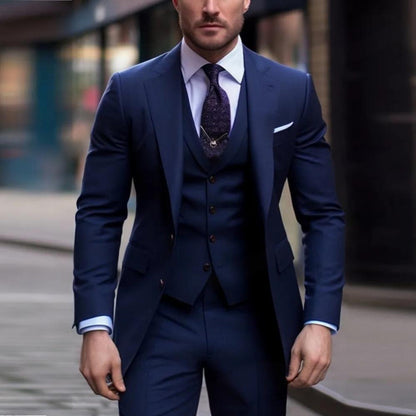 Mens Three Piece Suit Set