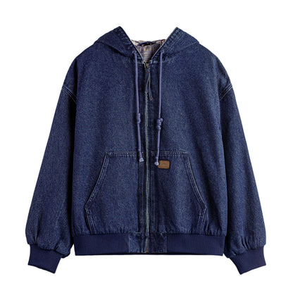 Workwear American retro washed coat