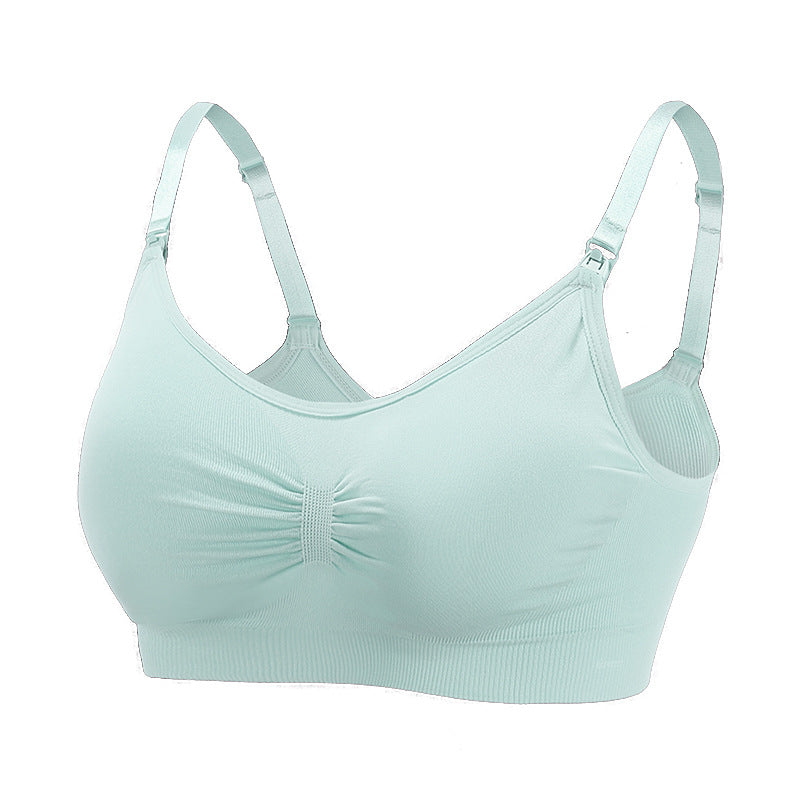 Seamless maternity and nursing bras