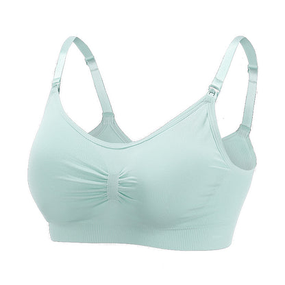 Seamless maternity and nursing bras
