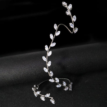 Fashion Rhinestone Leaf Bracelet