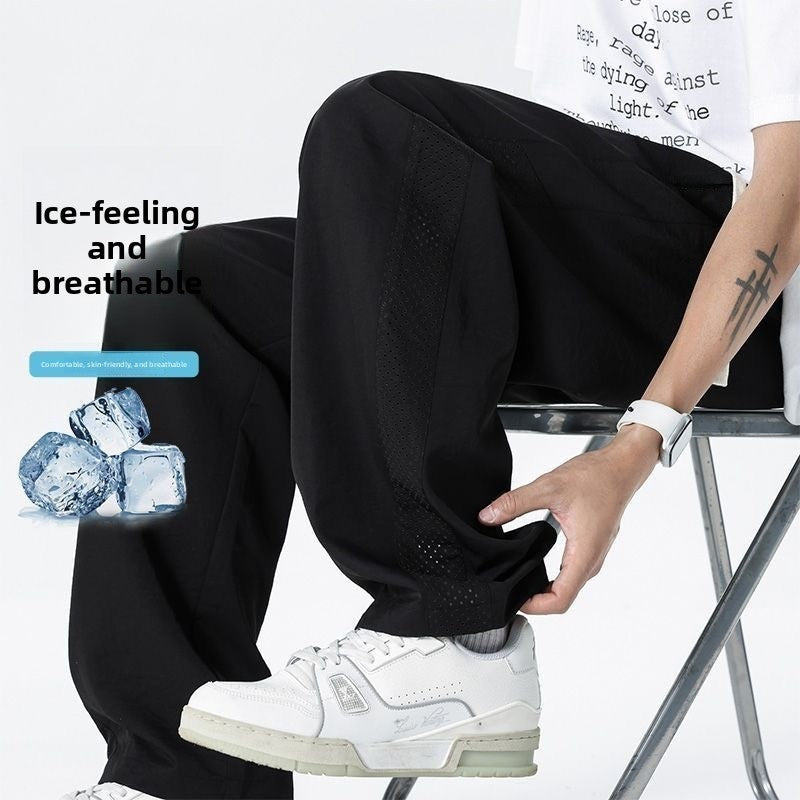 Mens Breathable Quick Dry Casual Pants