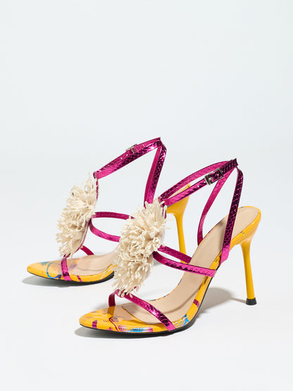 Fashionable high-heeled shoes