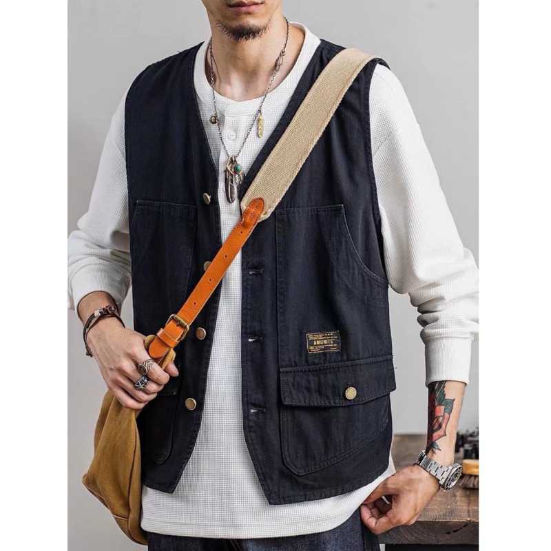 Work uniform jacket and vest