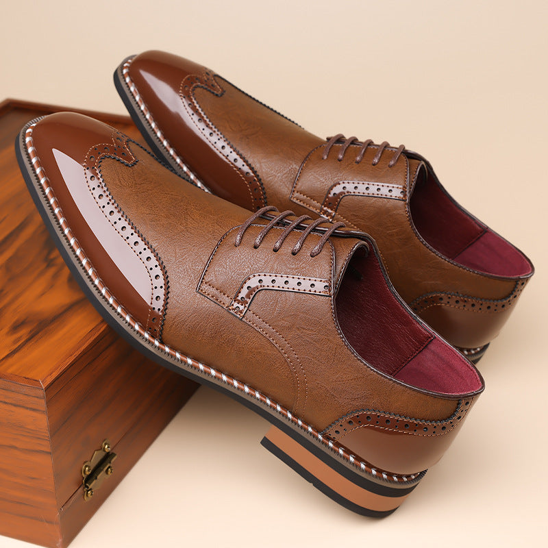 Mens Brogue Leather Shoes