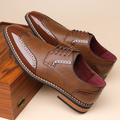 Mens Brogue Leather Shoes