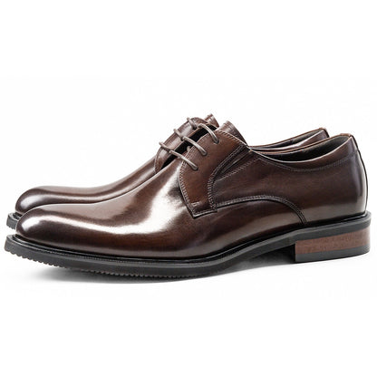 Klassieke leren Derby-schoenen voor heren